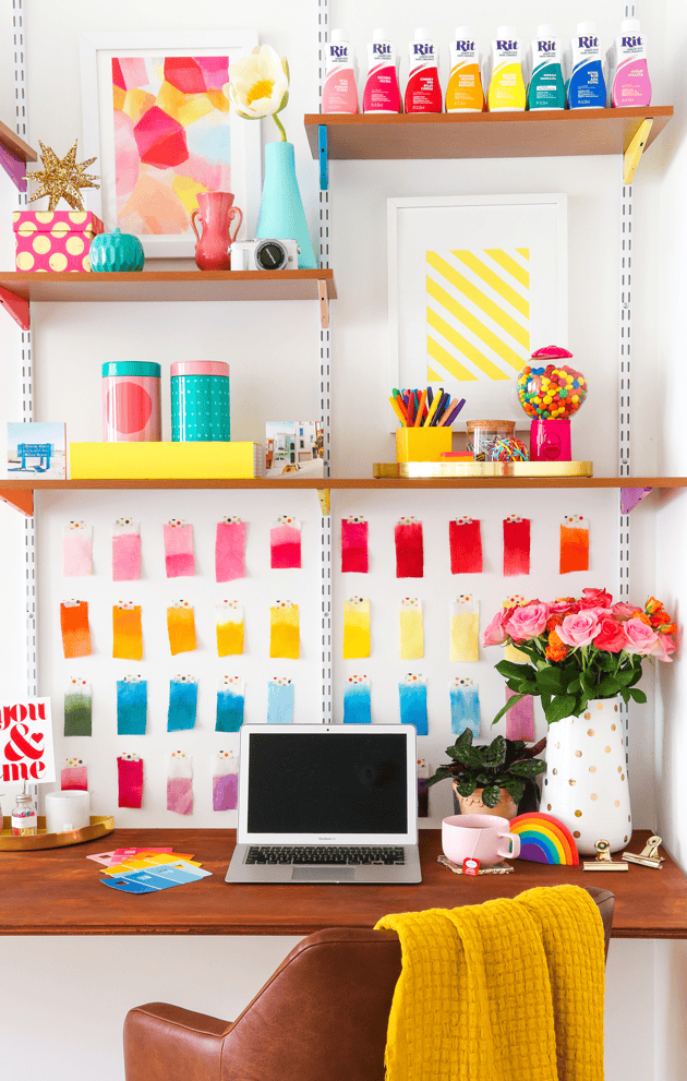 DIY Mounted Wall Desk