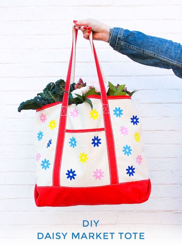 DIY Daisy Market Tote