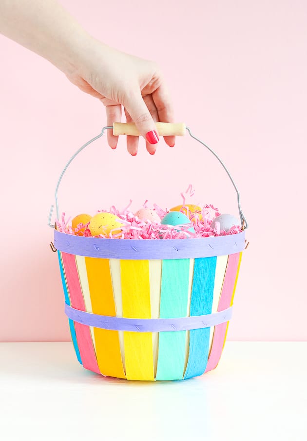 DIY Painted Easter Basket
