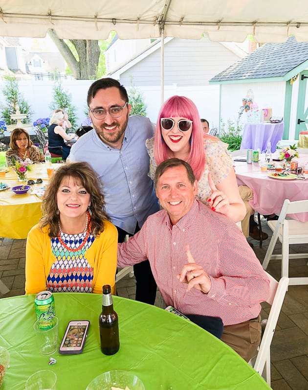 DIY Backyard Engagement Party