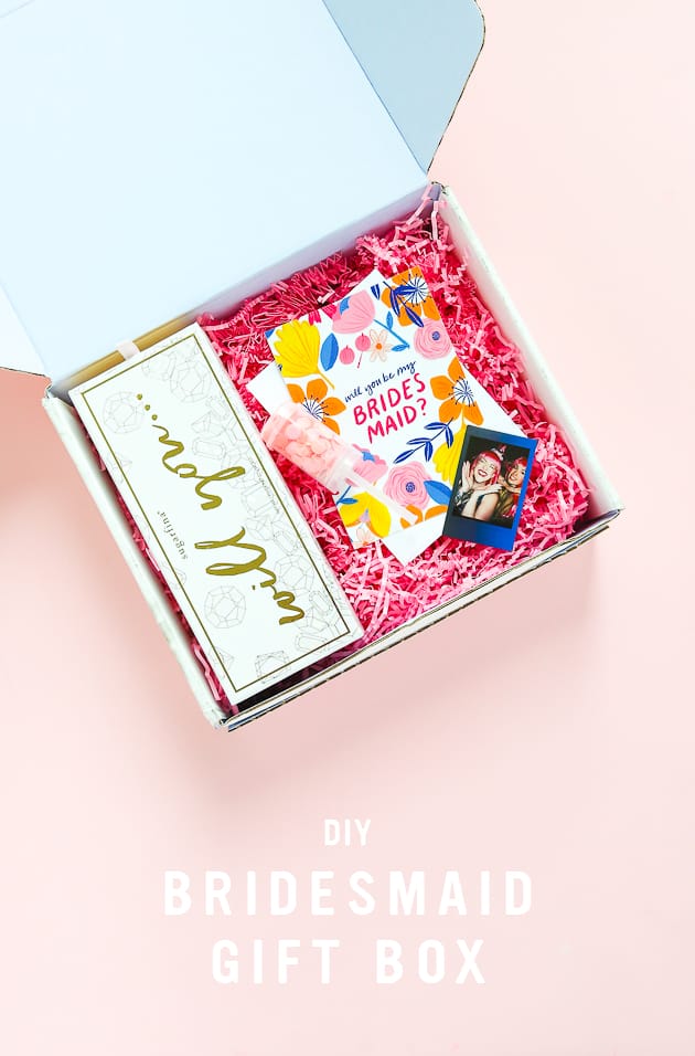 DIY Bridesmaid Gift Box