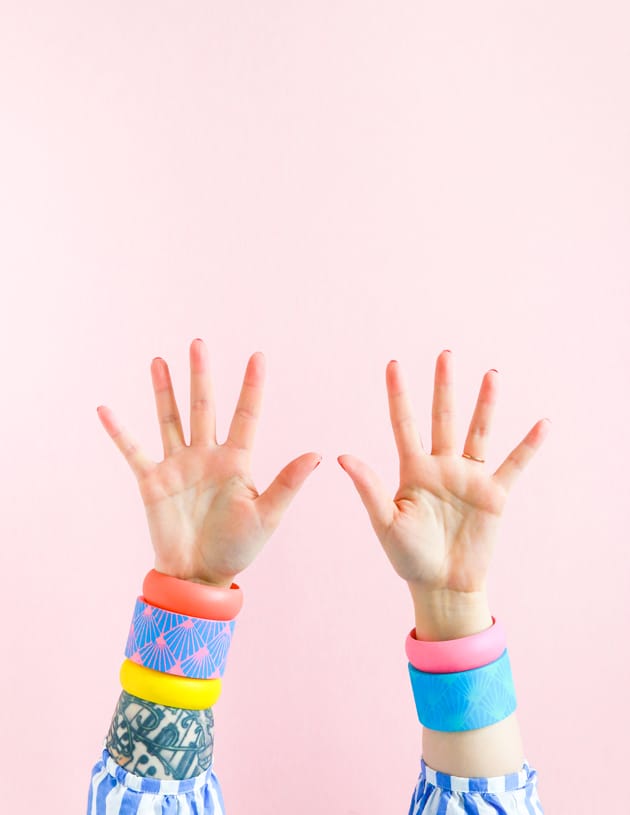 DIY Colorful Bangles