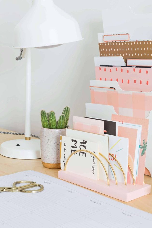 10 Colorful DIY Desk Accessories