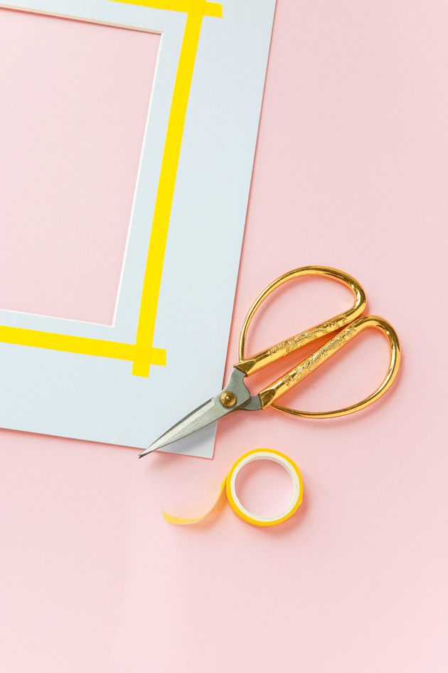 DIY Washi Tape Frames