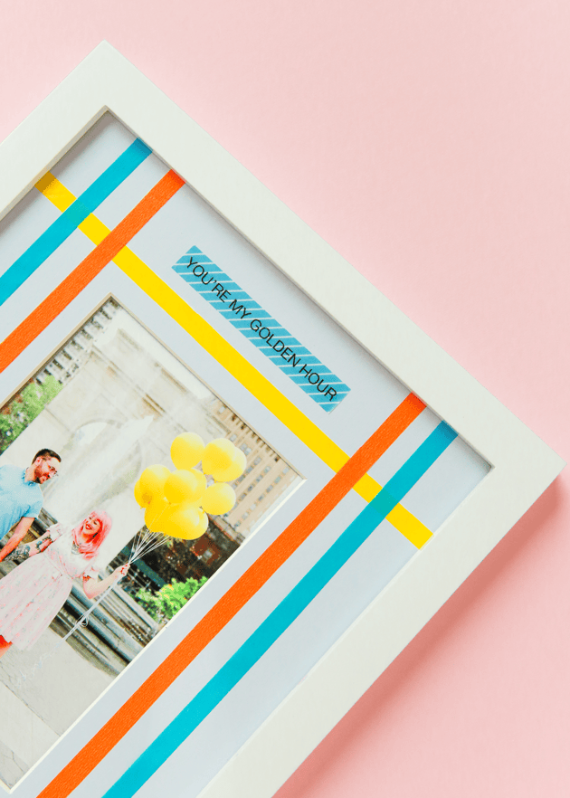 DIY Washi Tape Frames