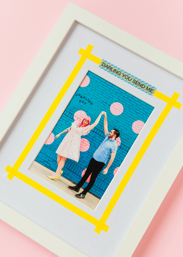 DIY Washi Tape Frames