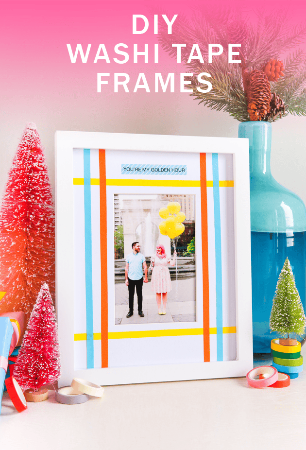 DIY Washi Tape Frames