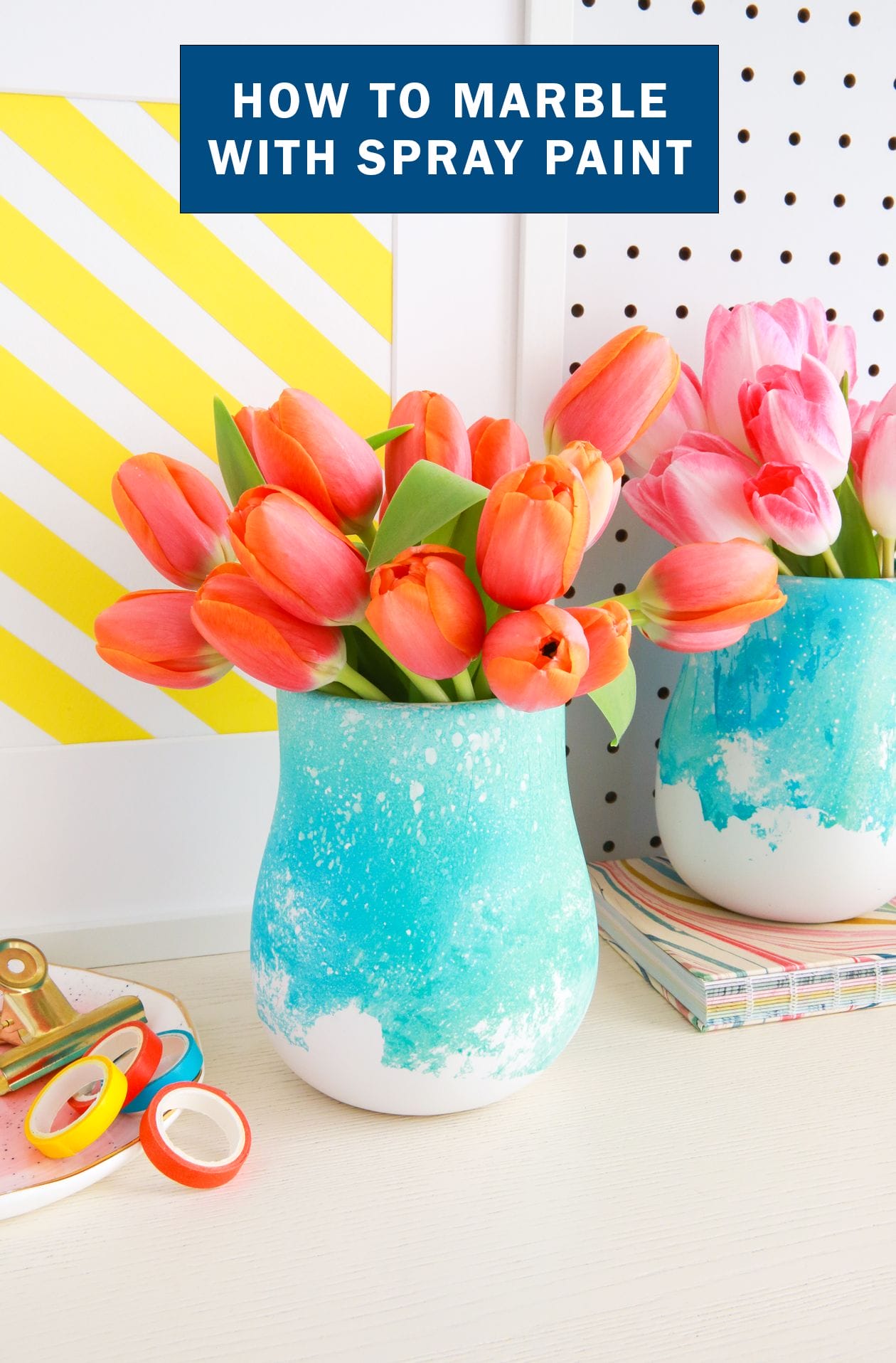How to Marble with Spray Paint