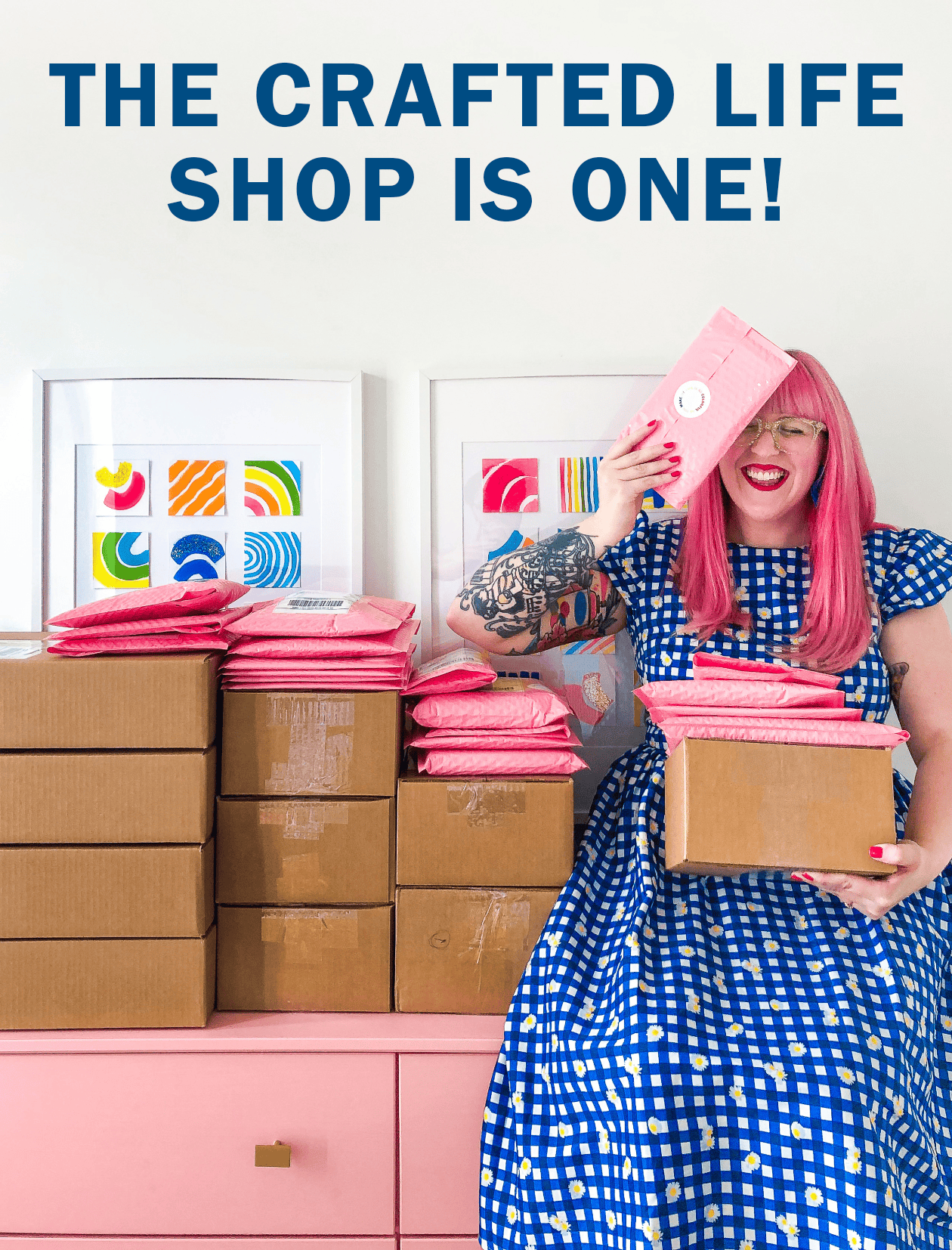 The Crafted Life Shop Anniversary Sale + New Mouse Pads!