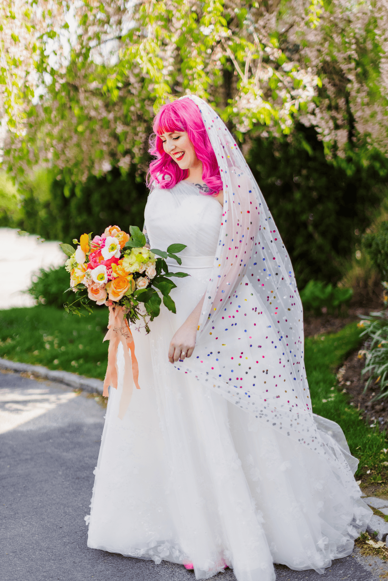 The Crafted Life's Colorful Wedding