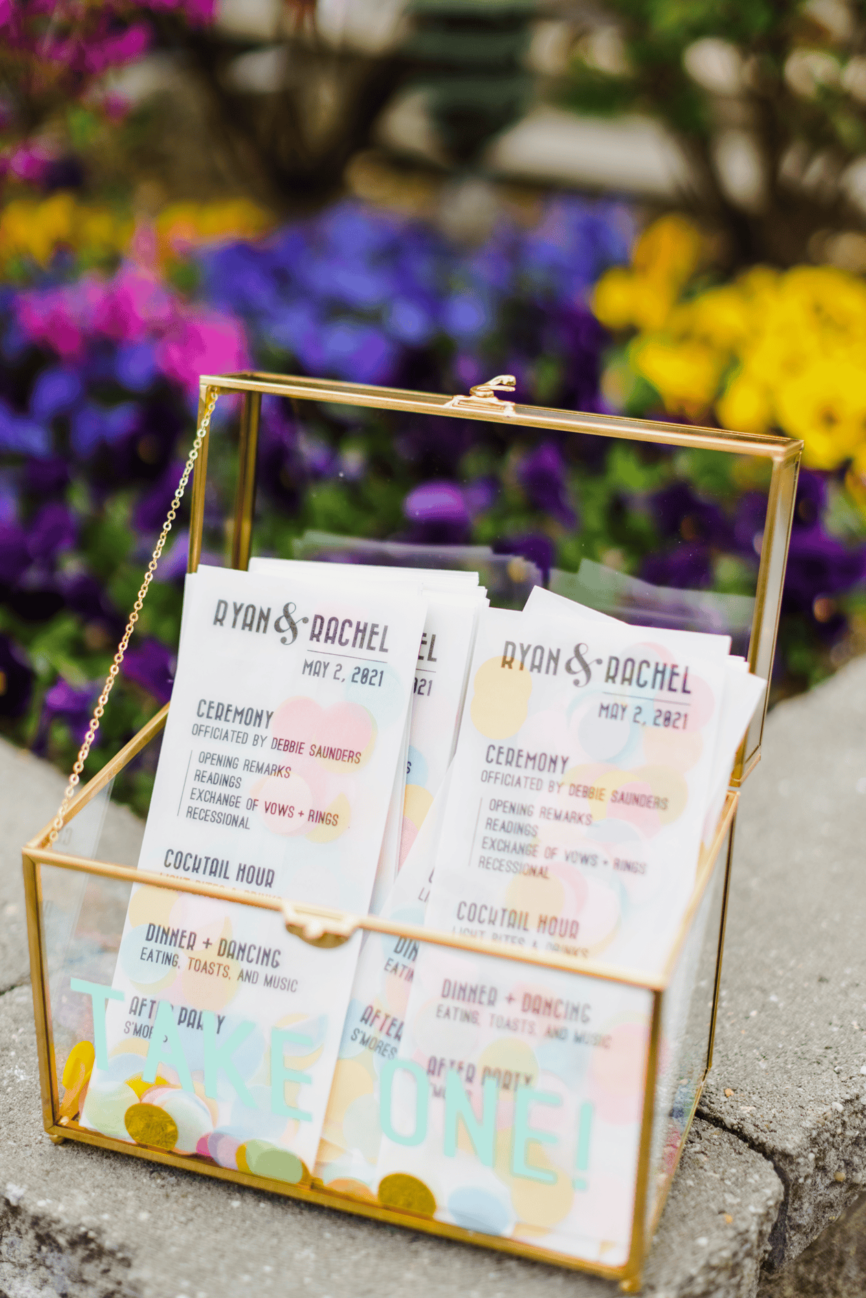 The Crafted Life's Colorful Wedding