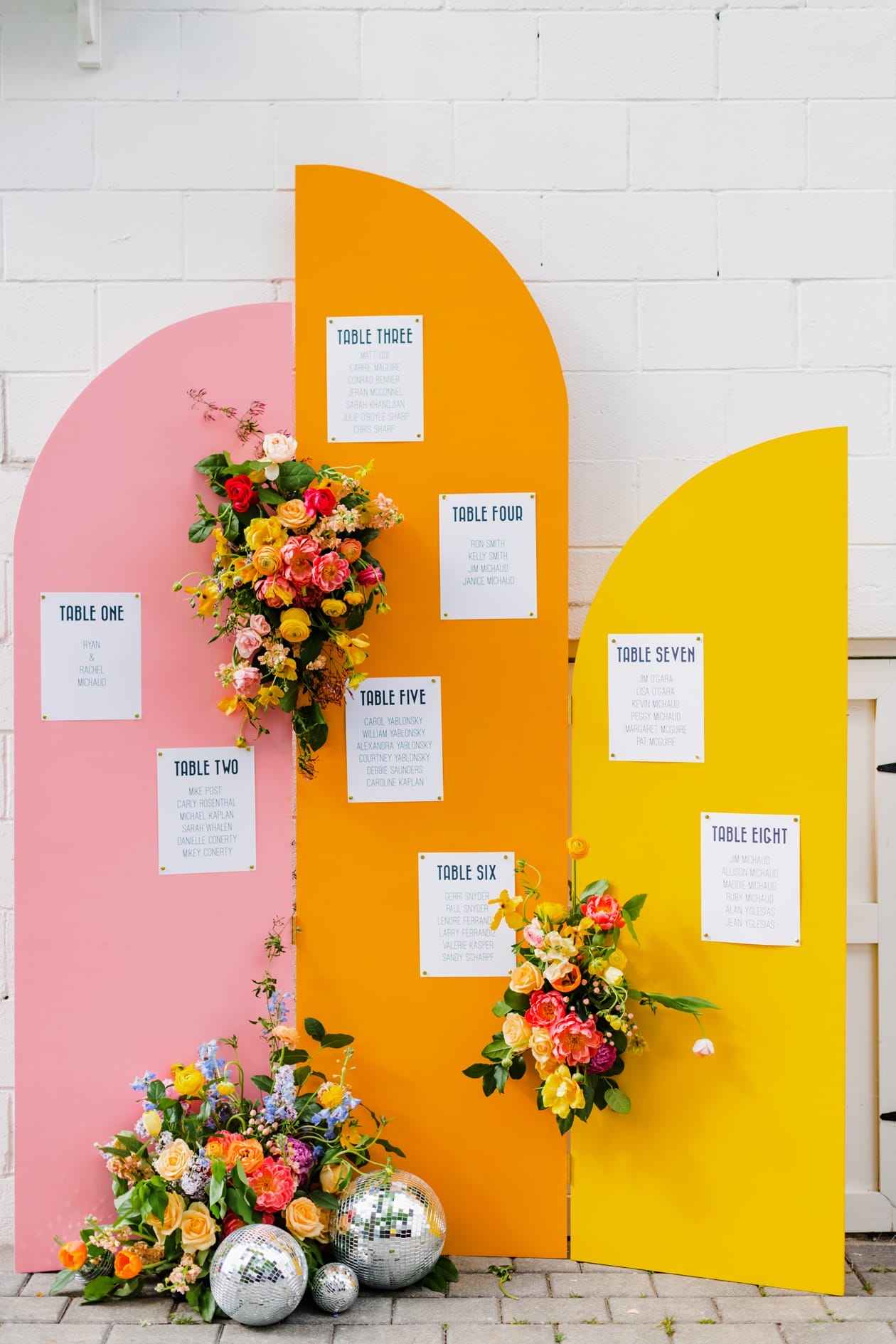 DIY Wedding Seating Chart