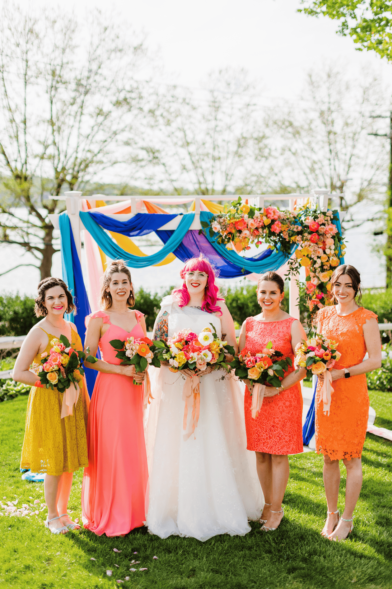The Crafted Life's Colorful Wedding