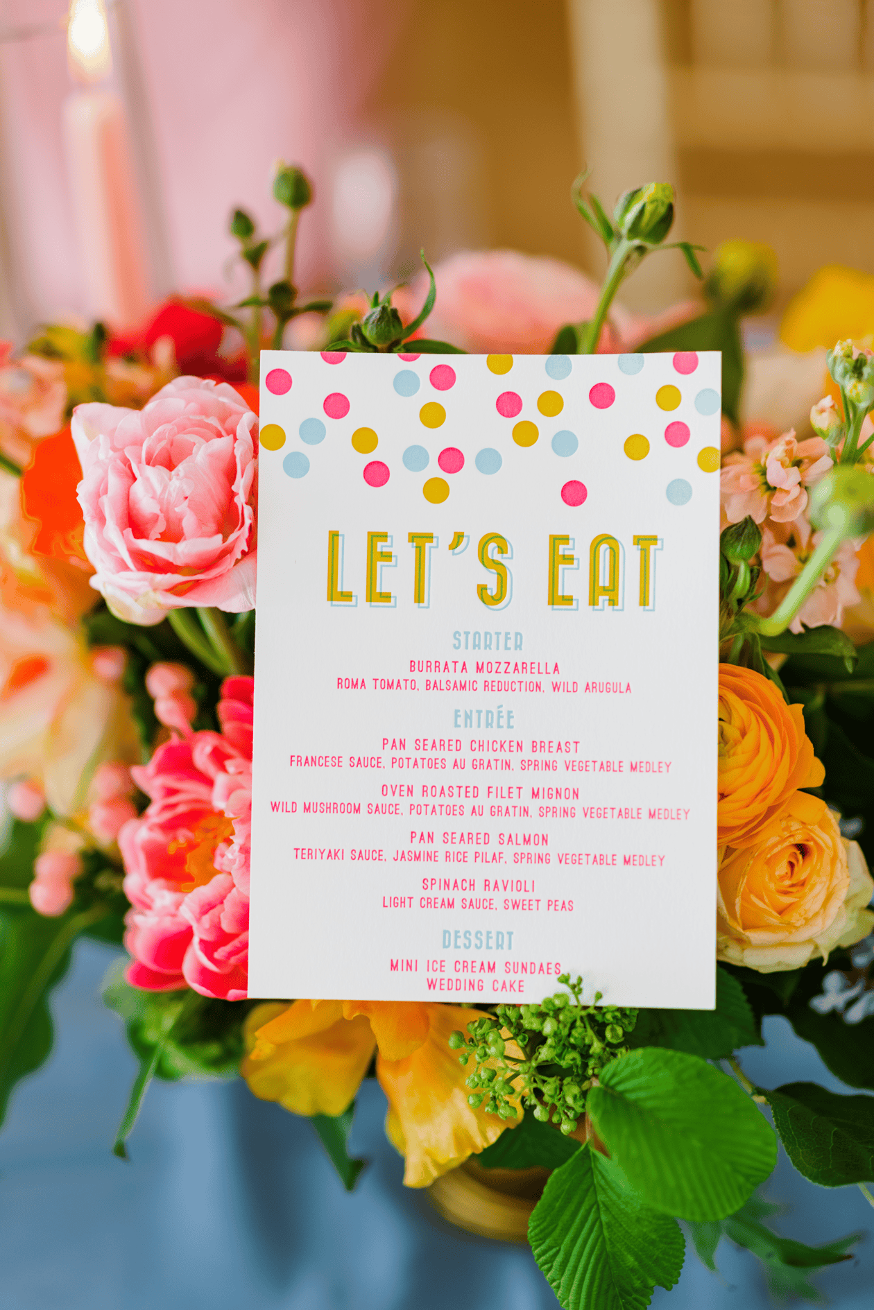 The Crafted Life's Colorful Wedding