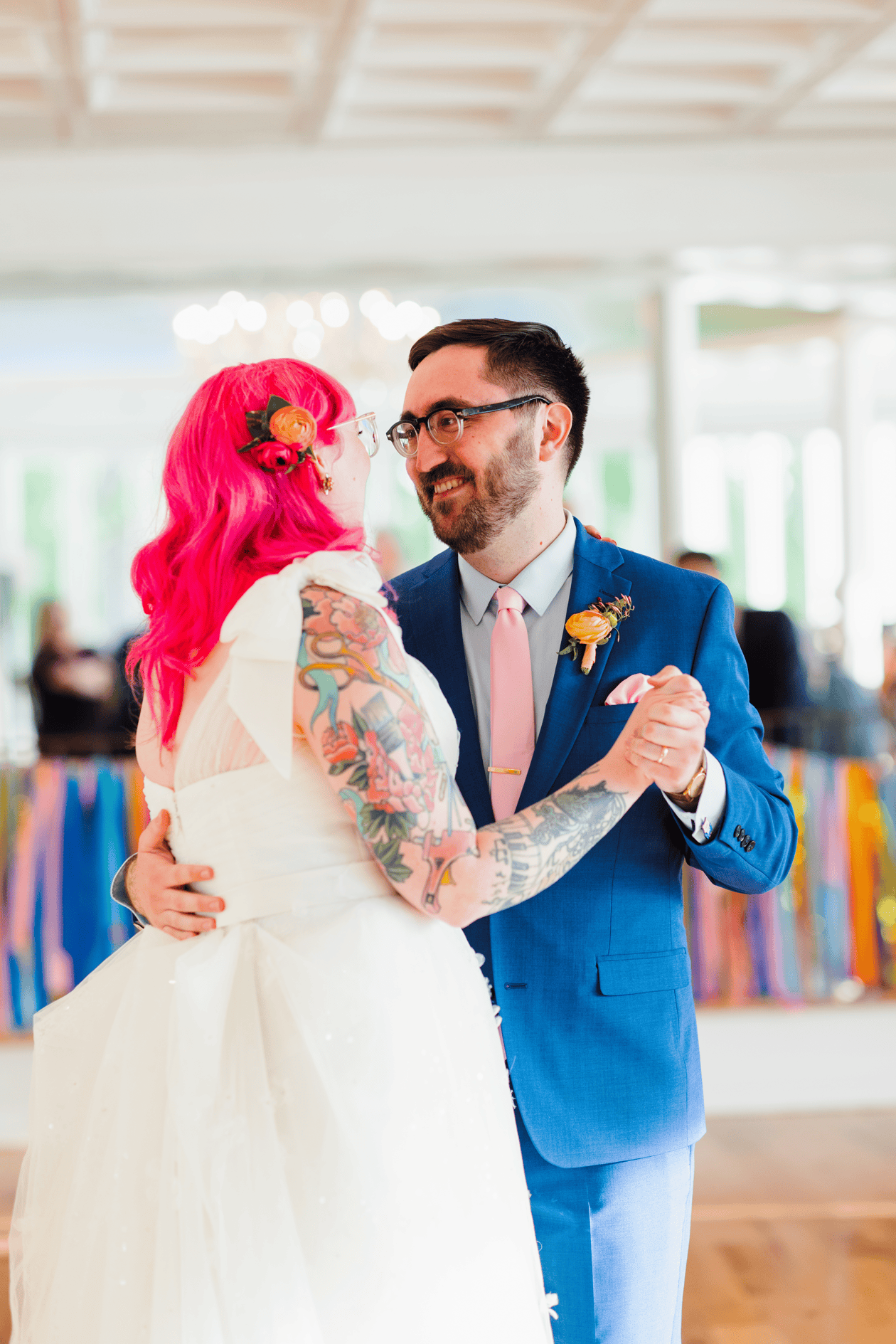 The Crafted Life's Colorful Wedding
