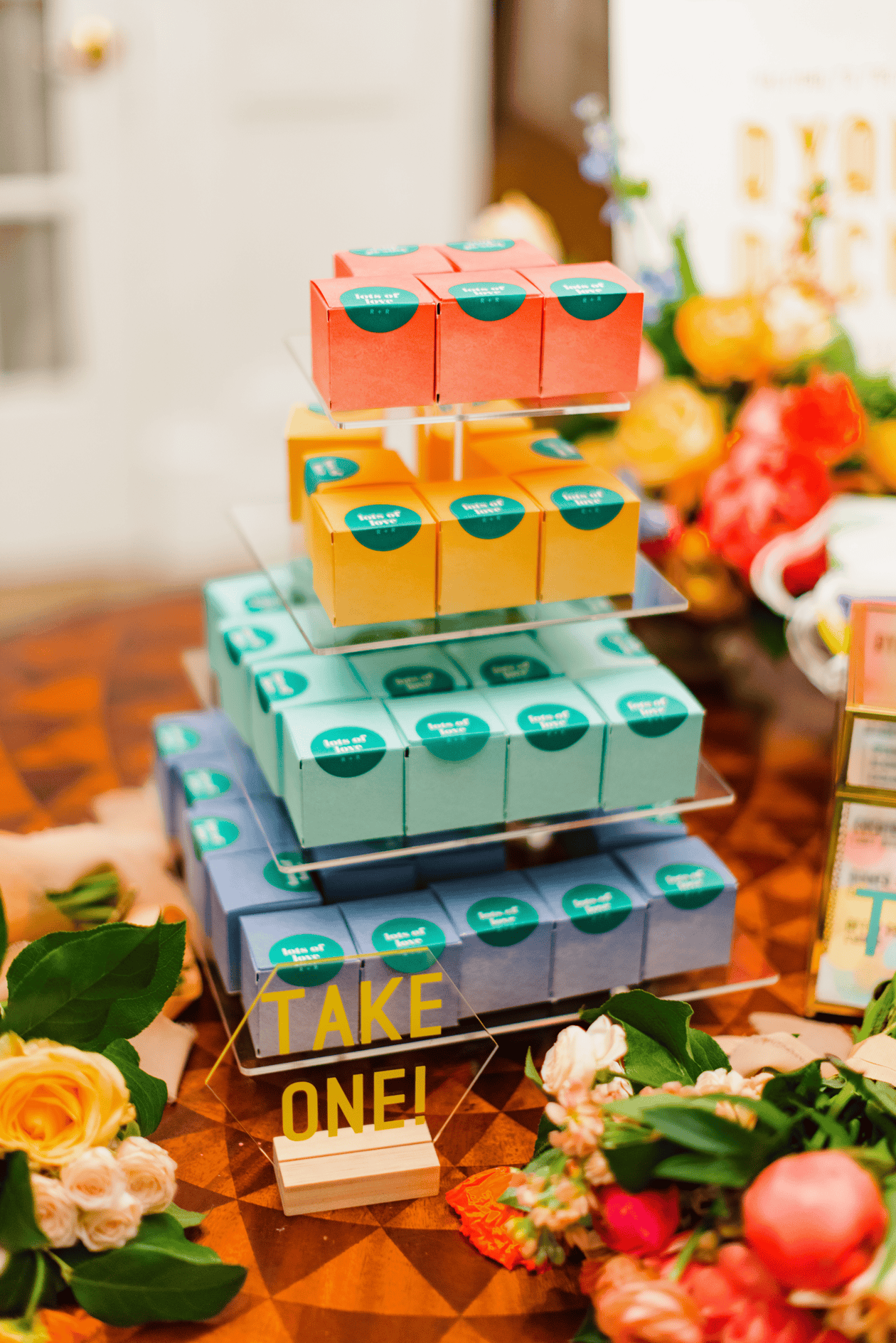 The Crafted Life's Colorful Wedding