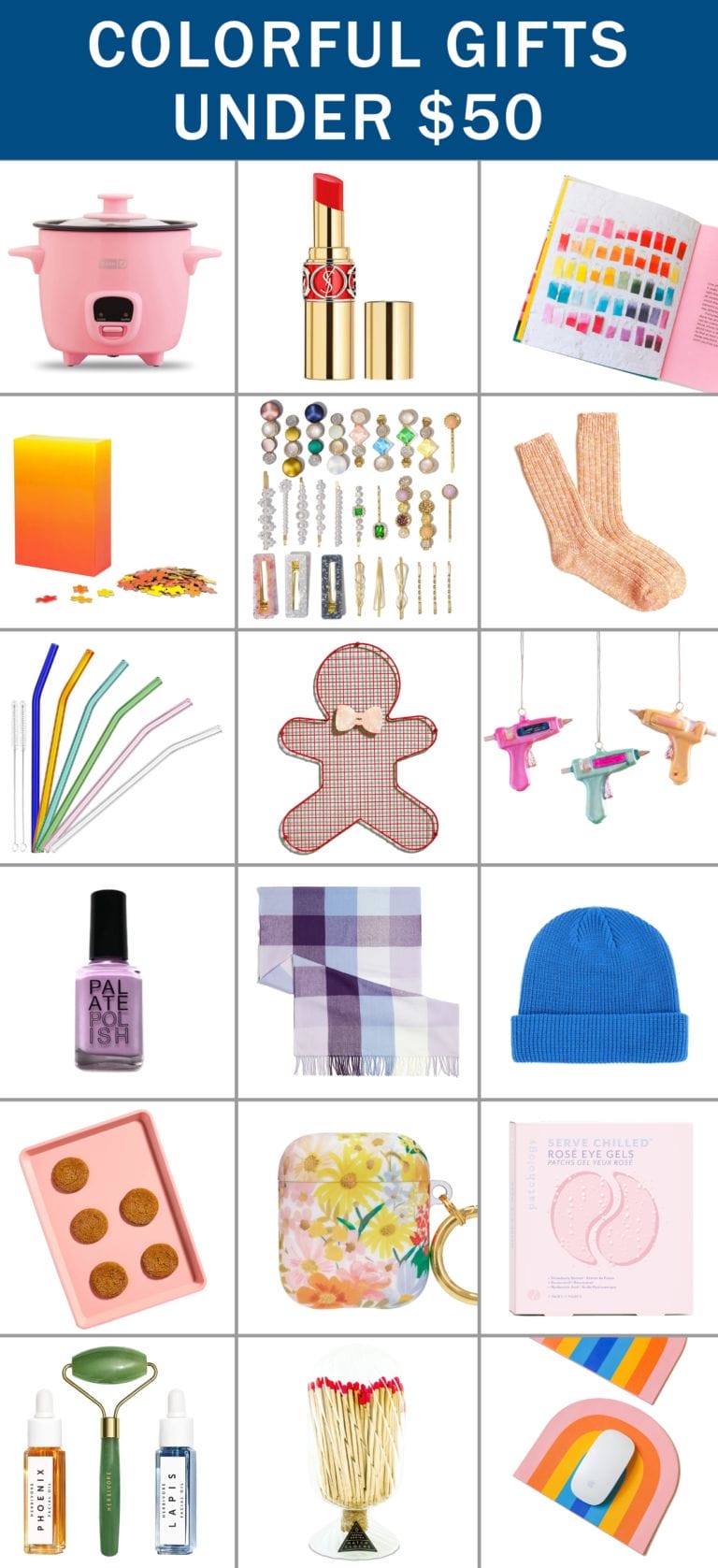 Colorful Gifts Under $50