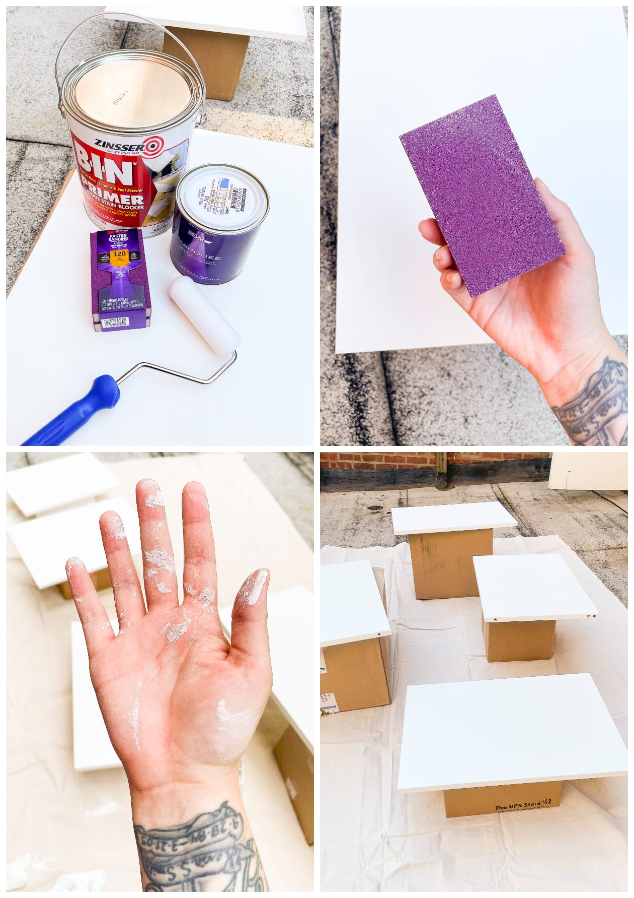 Ikea Desk Hack: Part II. How to paint Ikea furniture and how to make a desk using this basic Ikea furniture piece! 
