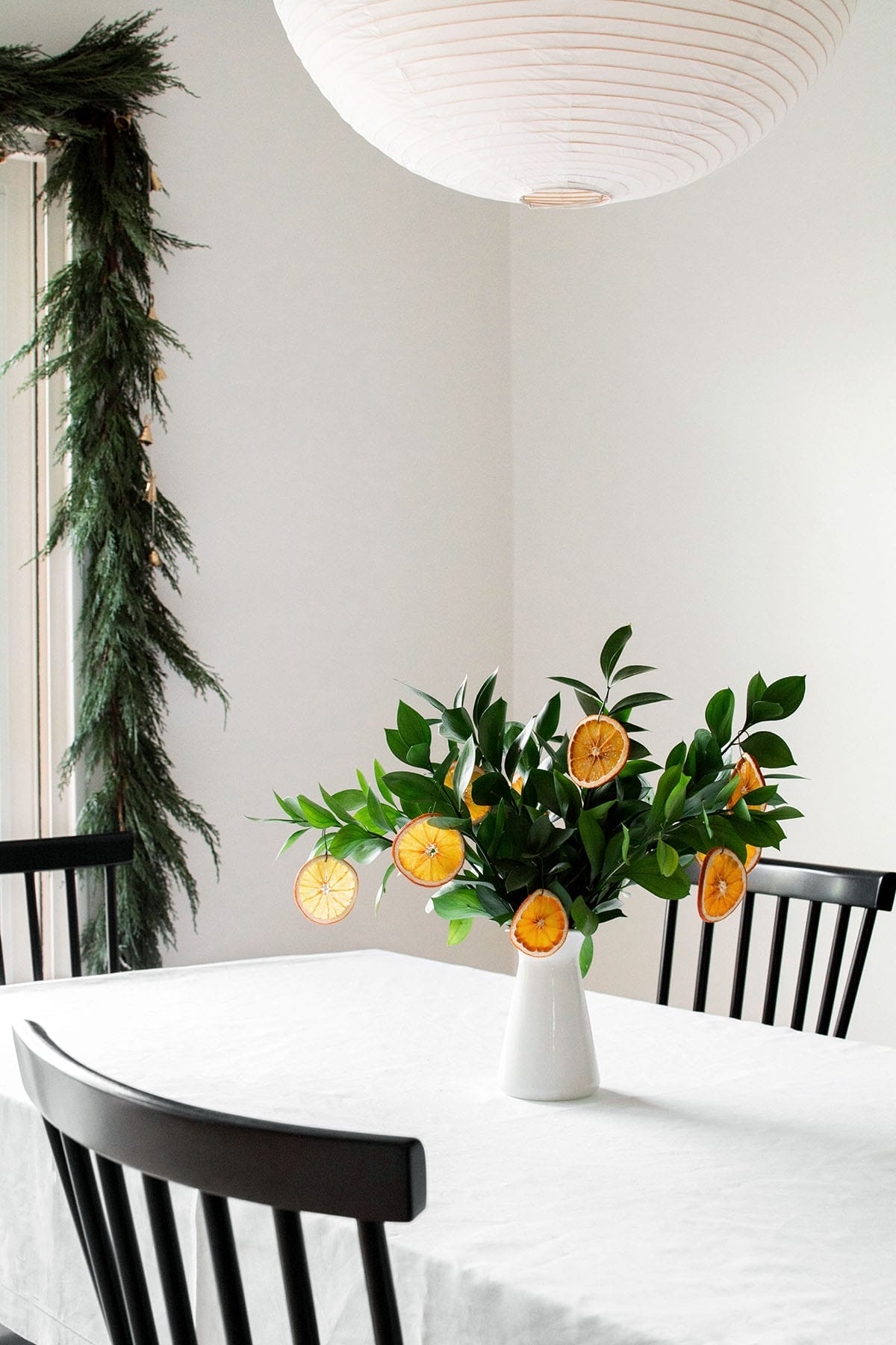 Dried Orange slices for holiday decor