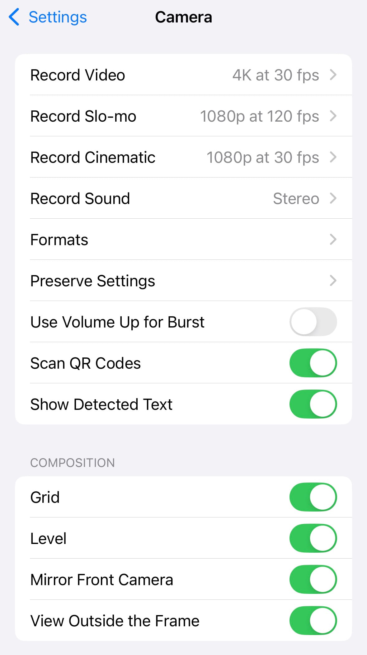 Phone Camera Settings for making Videos with your Phone