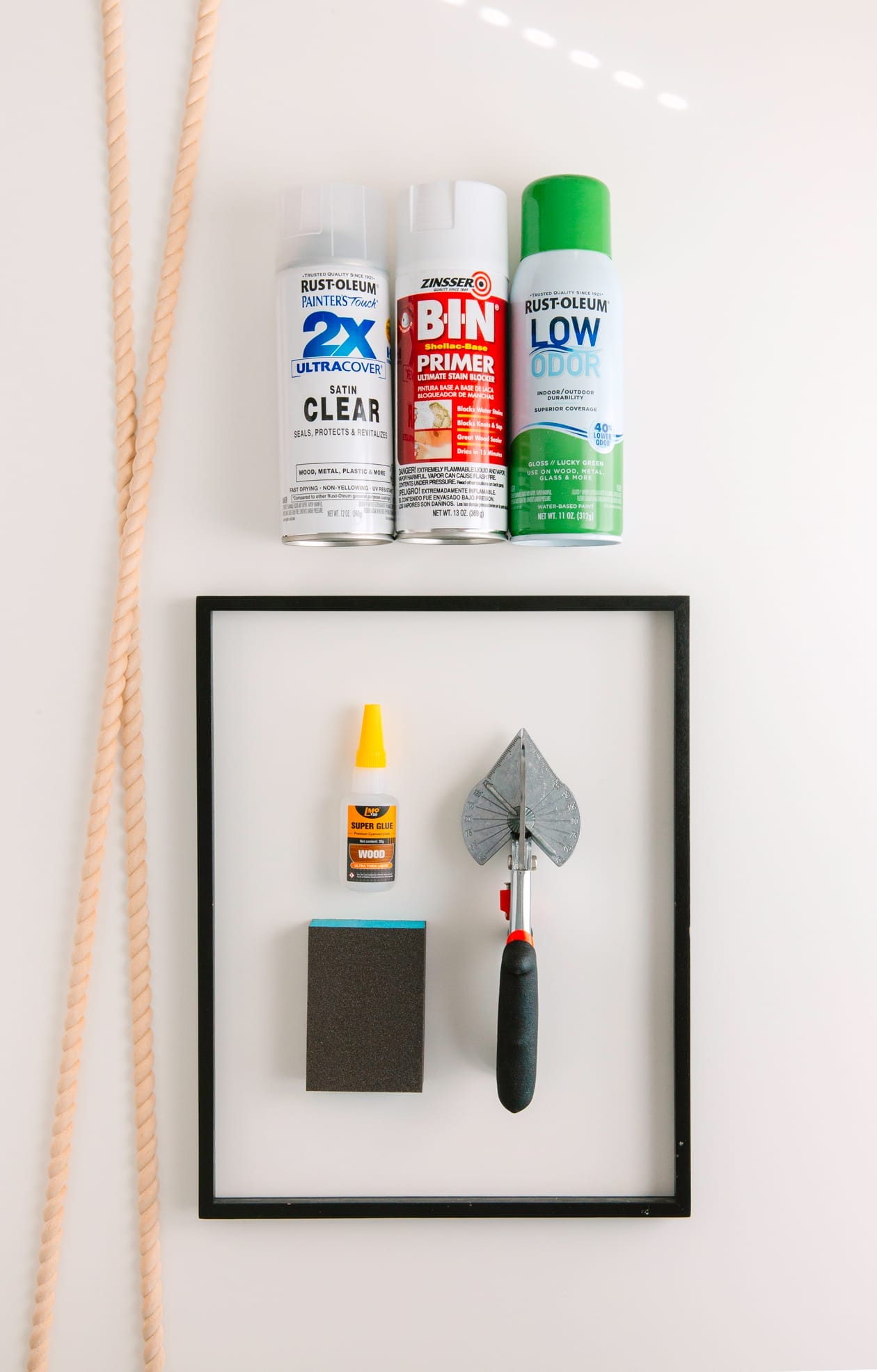 Materials needed to add moulding to a picture frame
