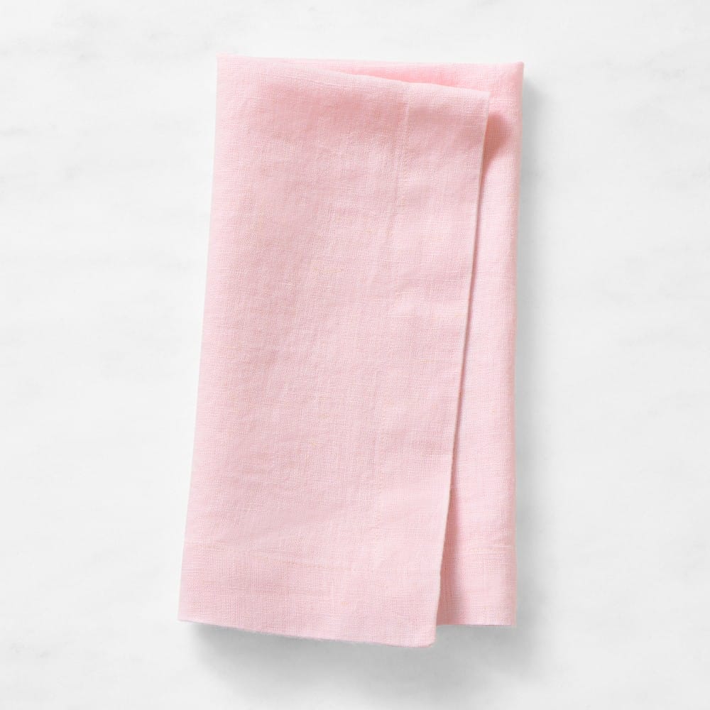 Linen pink napkins