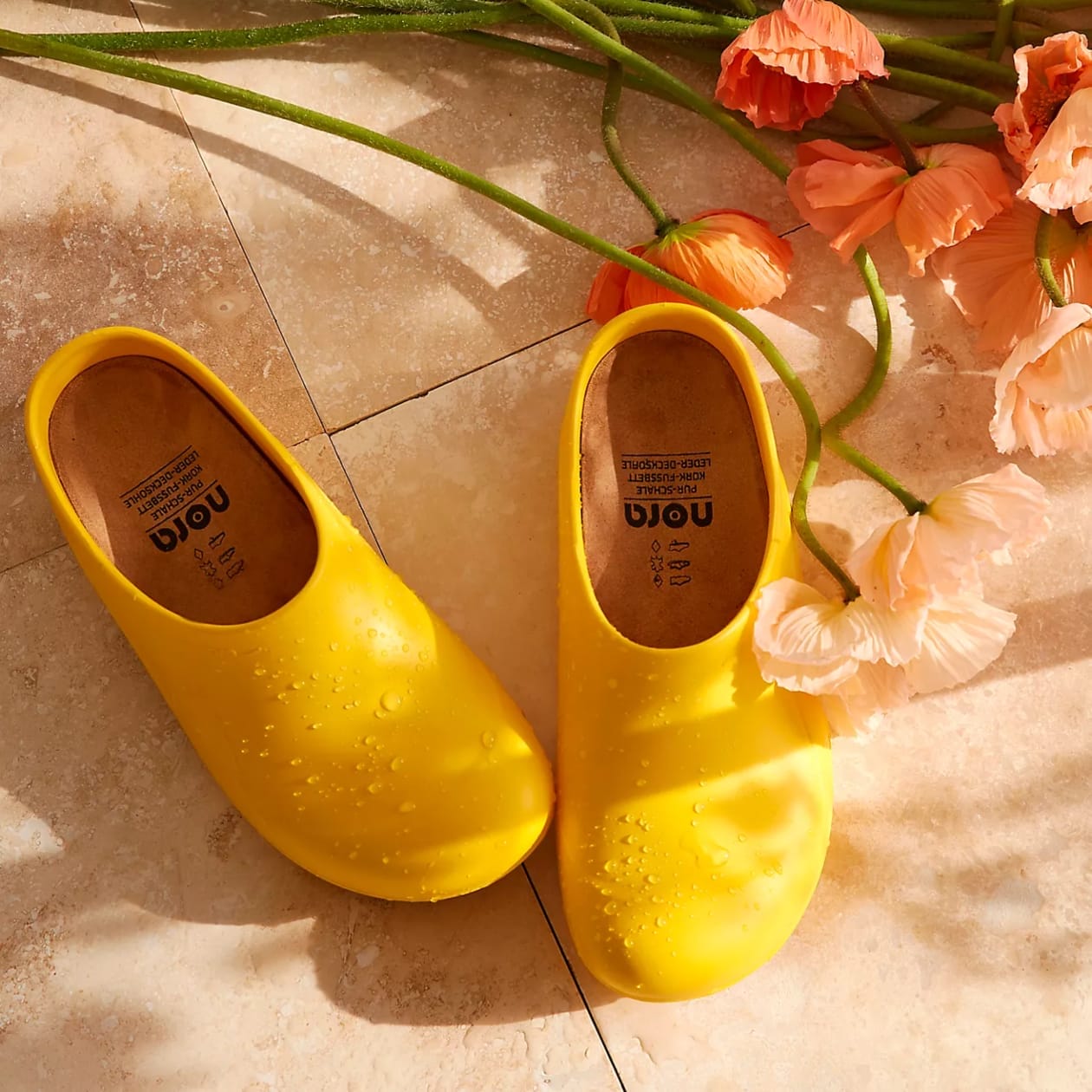 Yellow Garden Clogs