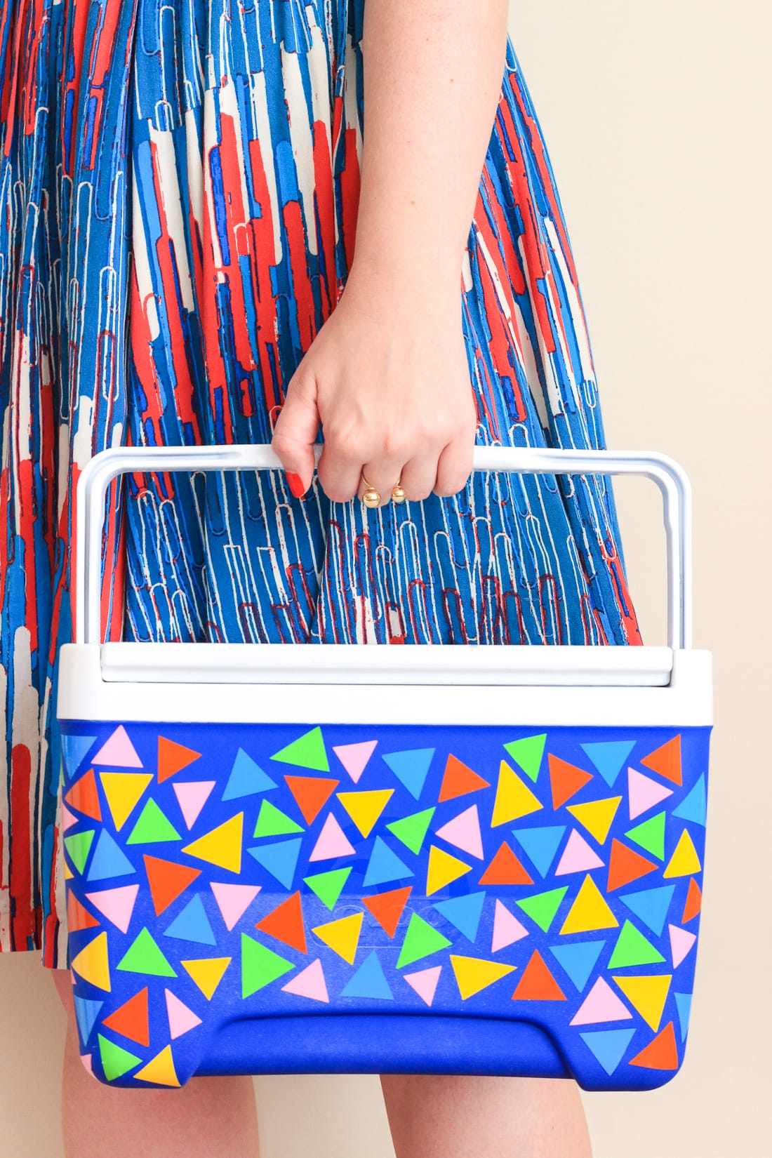 Cooler Makeover summer craft